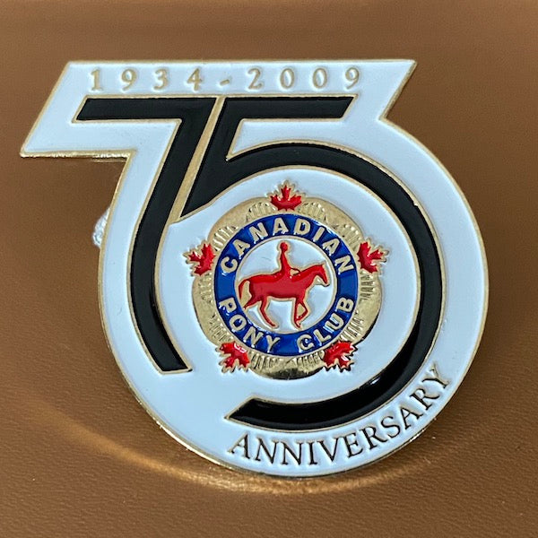75 years anniversary pin